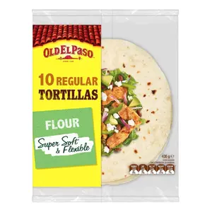 Bánh Tortilla, 10 Regular Tortillas, Flour (400g) - OLD EL PASO