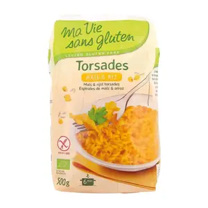 Nui Xoắn Hữu Cơ Từ Ngô & Gạo, Organic Mais & Riz Torsades, Gluten Free (500g) - MA VIE SANS GLUTEN