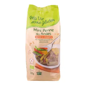 Nui Ống Mini Hữu Cơ Từ Hạt Diêm Mạch & Dền, Organic Quinoa & Amarante Mini Penne des Andes, Gluten Free (250g) - MA VIE SANS GLUTEN