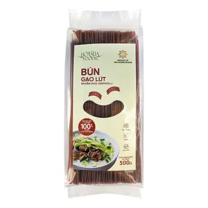 Bún Gạo Lứt, Brown Rice Vermicelli (500g) - HOA SUA FOODS