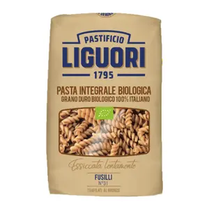Nui Xoắn Nguyên Cám Hữu Cơ, Pasta Integrale Biologica, Fusilli No. 31 (500g) - PASTIFICIO LIGUORI