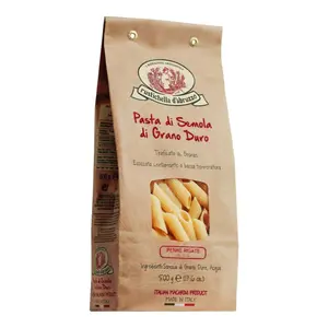 Nui Ống, Durum Wheat Semolina Pasta, Penne Rigate, 17.6 oz (500g) - RUSTICHELLA D'ABRUZZO