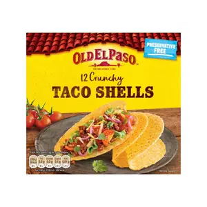 Vỏ Bánh Taco, 12 Croccanti Taco Shells (135g) - OLD EL PASO