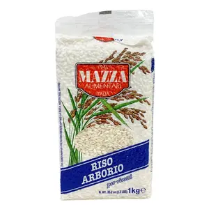 Gạo Ý, Riso Arborio per Risotti, 35.2 oz (1kg) - MAZZA ALIMENTARI