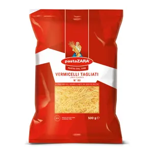 Nui Hình Sợi Tăm, Vermicelli Tagliati, Linea Classica, No. 80 (500g) - PASTA ZARA