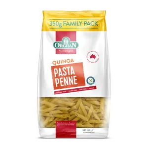 Nui Ống Diêm Mạch, Quinoa Pasta Penne, Gluten Free (350g) - ORGRAN