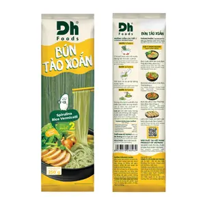 Bún Tảo Xoắn, Spirulina Rice Vermicelli, Gluten Free (250g) - DH FOODS