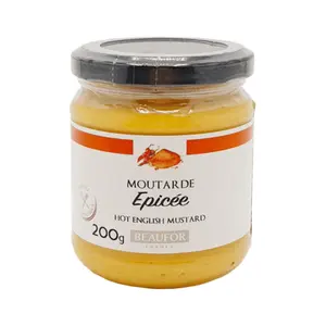 Mù Tạt Kiểu Anh, Moutarde Epicée, Hot English Mustard (200g) - BEAUFOR