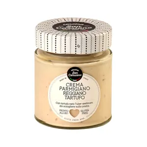 Sốt Mì Ý Vị Phô Mai & Kem Nấm Truffle, Parmigiano Reggiano & Truffle Cream (150g) - CASCINA SAN CASSIANO
