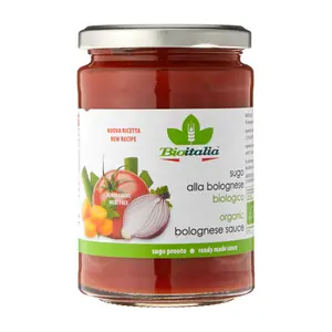 Sốt Mì Ý Bò Bằm Hữu Cơ, Bolognese Sauce (350g) - BIOITALIA