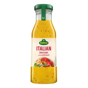 Sốt Trộn Salad Kiểu Ý, Italian Dressing, Refined with Basil (250ml) - KUEHNE