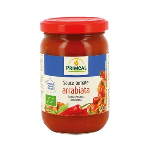Sốt Cà Chua Ớt Hữu Cơ, Organic Arrabiata Tomato Sauce (200g) - PRIMÉAL