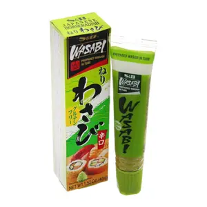 Mù Tạt Wasabi, Prepared Wasabi Paste in Tube, Gluten Free, 1.52 oz (43g) - S&B