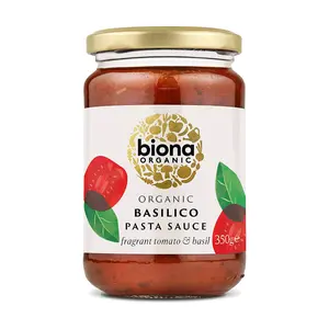 Sốt Cà Chua & Quế Tây Hữu Cơ, Basilico Pasta Sauce, Tomato & Basil (350g) - BIONA ORGANIC