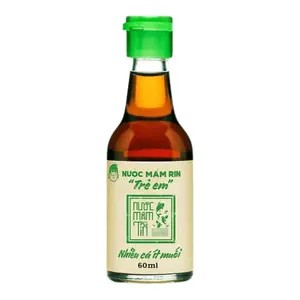 Nước Mắm Rin Trẻ Em 42N, Nhiều Cá Ít Muối, Fish Sauce for Kids (60ml) - NUOC MAM TIN