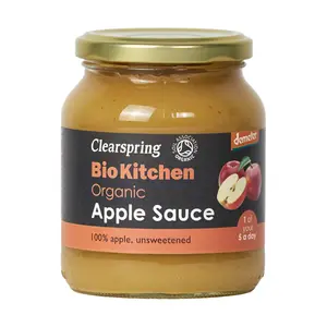 Sốt Táo Hữu Cơ, Bio Kitchen, Organic Apple Sauce, Unsweetened (360g) - CLEARSPRING
