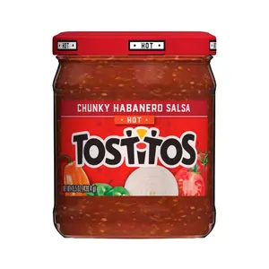 Sốt Cà Chua Salsa Cay, Chunky Habanero Salsa, Hot, 15.5 oz (439.4g) - TOSTITOS