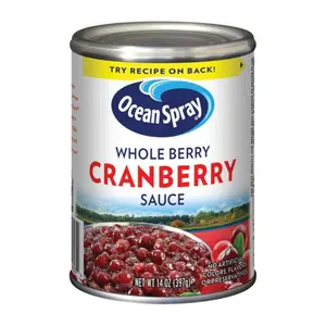 Sốt Nam Việt Quất Nguyên Trái, Whole Berry Cranberry Sauce, 14 oz (397g) - OCEAN SPRAY
