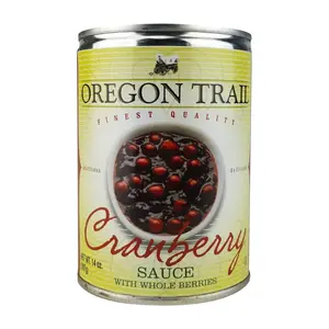 Sốt Nam Việt Quất Nguyên Trái, Cranberry Sauce with Whole Berries, 14 oz (397g) - OREGON TRAIL