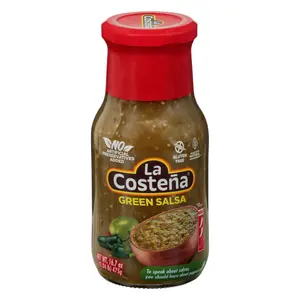 Sốt Cà Chua Salsa Xanh, Green Salsa Tomatillo Sauce, 16.7 oz (475g) - LA COSTENA
