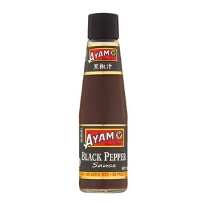 Sốt Tiêu Đen, Black Pepper Sauce, No Added MSG (210ml) - AYAM BRAND