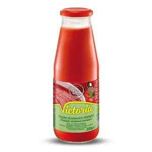 Sốt Cà Chua Nghiền Hữu Cơ, Organic Strained Tomatoes (680g) - VICTORIA