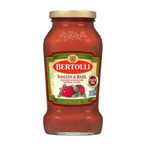 Sốt Cà Chua Húng Quế, Tomato & Basil Sauce with Olive Oil, 24 oz (680g) - BERTOLLI