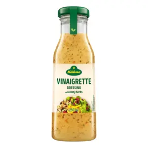 Sốt Giấm Trộn Salad Vị Thảo Mộc, Vinaigrette Dressing with Zesty Herbs (250ml) - KUEHNE
