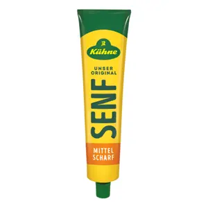 Mù Tạt Cay, Unser Original, Senf Mittelscharf, Medium Hot Mustard (100ml) - KUEHNE