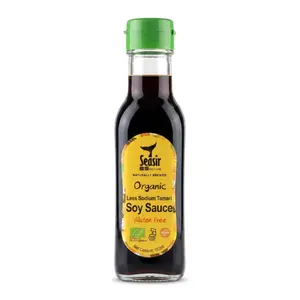 Nước Tương Tamari Ít Muối Hữu Cơ, Naturally Brewed Organic Less Sodium Tamari Soy Sauce, Gluten Free (152ml) - SEASIR