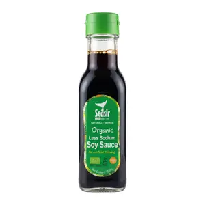 Nước Tương Ít Muối Hữu Cơ, Naturally Brewed Organic Less Sodium Soy Sauce (152ml) - SEASIR