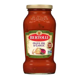 Sốt Cà Chua Dầu Oliu & Tỏi, Tomato Sauce with Olive Oil & Garlic, 24 oz (680g) - BERTOLLI