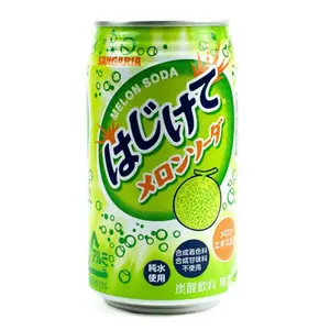 Soda Hương Dưa Lưới Lên Men, Hajikete Soda, San Melon Flavor (350g) - SANGARIA