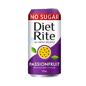 Nước Chanh Dây Không Đường, Passionfruit, No Sugar Soft Drink (375ml) - DIET RITE