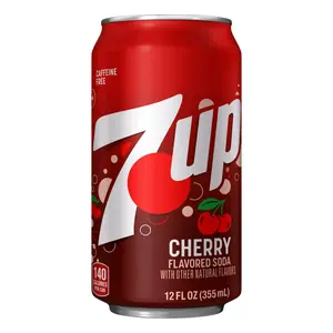 Nước Ngọt 7UP Anh Đào, Cherry Flavored Soda, 12 fl oz (355ml) - 7UP