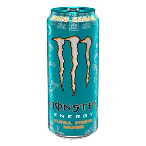 Nước Tăng Lực Không Đường, Energy Drink, Ultra Fiesta Mango, Zero Sugar (500ml) - MONSTER