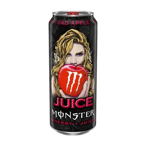 Nước Tăng Lực Vị Táo, Juiced Energy Drink, Bad Apple (500ml) - MONSTER