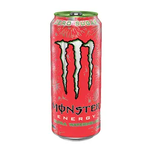 Nước Tăng Lực Vị Dưa Hấu, Energy Drink, Ultra Watermelon, Zero Sugar (500ml) - MONSTER