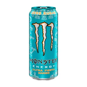 Nước Tăng Lực Vị Xoài, Energy Drink, Ultra Fiesta Mango, Zero Sugar (500ml) - MONSTER
