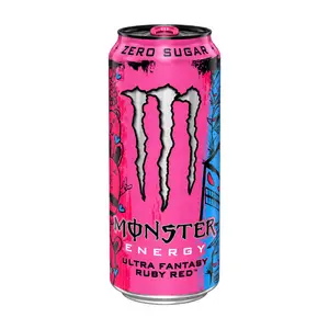 Nước Tăng Lực, Energy Drink, Ultra Fantasy Ruby Red, Zero Sugar (500ml) - MONSTER