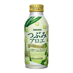 Nước Nha Đam Nghiền Vị Nho & Sữa Chua, Crushed Aloe Vera Drink, Grape & Yogurt Flavor (380g) - SANGARIA