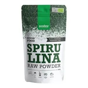 Bột Tảo Xoắn Hữu Cơ, Organic Spirulina Raw Powder (200g) - PURASANA