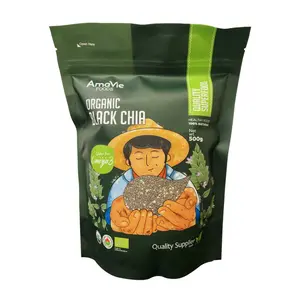 Hạt Chia Đen Hữu Cơ, Organic Black Chia (250g) - AMAVIE FOODS