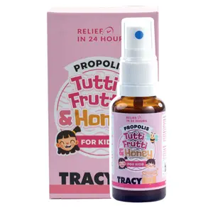 Keo Ong Vị Trái Cây Dạng Xịt Cho Bé, Propolis Tutti Frutti & Honey Spray for Kids (30ml) - TRACYBEE