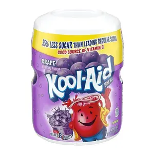 Bột Pha Nước Nho, Drink Mix, Grape Flavor, Caffeine Free, 19 oz (538g) - KOOL-AID