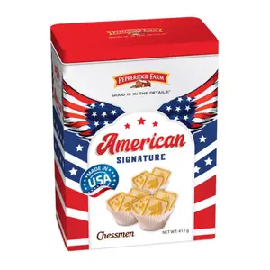Bánh Quy Hộp Thiếc, American Signature, Chessmen (412g) - PEPPERIDGE FARM