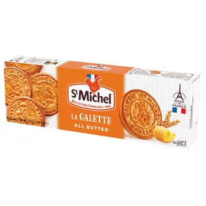 Bánh Quy Bơ Truyền Thống, La Galette, All Butter, 20 Cái, 4.59 oz (130g) - ST MICHEL