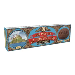 Bánh Quy Socola, Les Palets, All Chocolate French Shortbreads (125g) - LA MÈRE POULARD