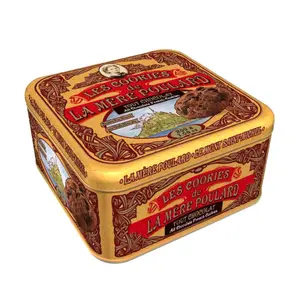 Bánh Quy Socola Hộp Thiếc, All Chocolate French Cookies, 10 Cái, 7.05 oz (200g) - LA MÈRE POULARD