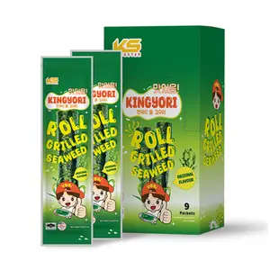 Tảo Ống Vị Truyền Thống, Kingyori, Roll Grilled Seaweed, Original Flavour, 9 Gói (27g) - KINGSTAR